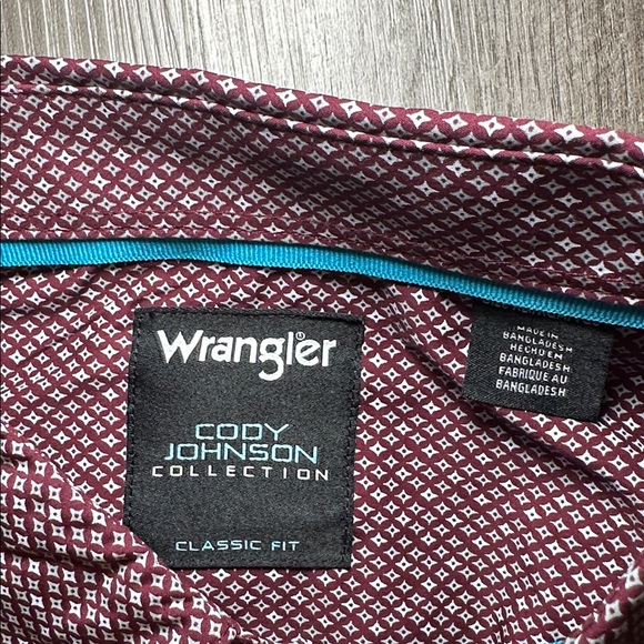 Wrangler Cody Johnson Collection Classic Fit Long Sleeve Button Down - XLT - Picture 6 of 7